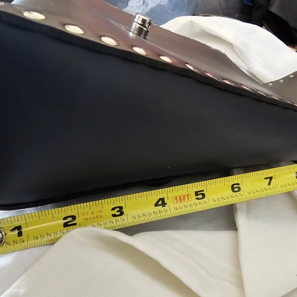 Vintage Harley-Davidson Studded Leather Mini Backpack USA Made Black - Picture 13 of 17